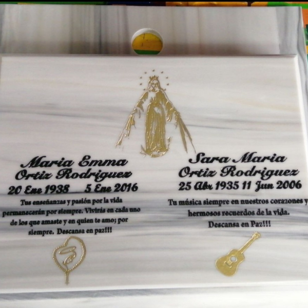 Lápida Mármol Personalizada | Tributo Eterno