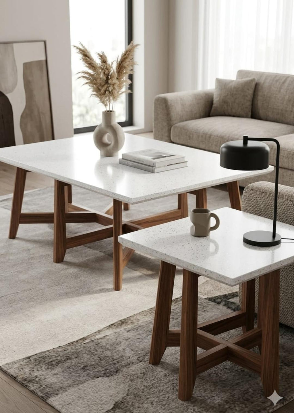 Mesa de centro en mármol